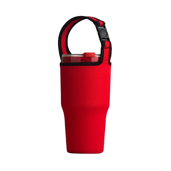 Tumbler Väska Isolerad Mugg Hängare Flaska Skyddsfodral För 30OZ Isbar Mugg Mugghållare E0V2 red 1pcs