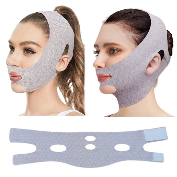 Ansiktsformande Bandage V Ansiktslyftmask Uppstramande Mask Ansikte Nattlinjer Och Andningsbar Dag Y4l6 A 1PCS