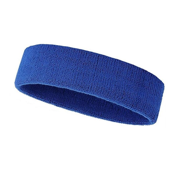 Yoga Pannband Stretchigt Gym Svettband Handduksträning Elastiskt Sport -AU. blue 1pc