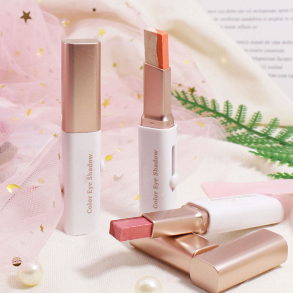 Tvåfärgade Ögonskuggspennor Gradient Ögonskugga Cr.B2 Matt T8G2 6# rose gold 2g