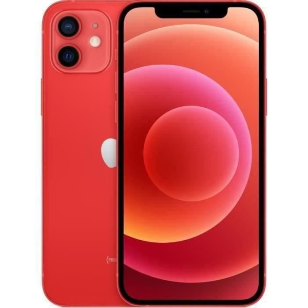 APPLE iPhone 12 64GB Röd - Renoverad - Utmärkt skick - Refurbished Grade A+
