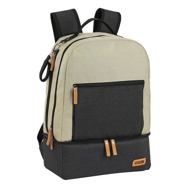 Urheilukassi - Safta - Vaaleanharmaa - Kenkätasku - Kapasiteetti 15 L - Unisex Sort