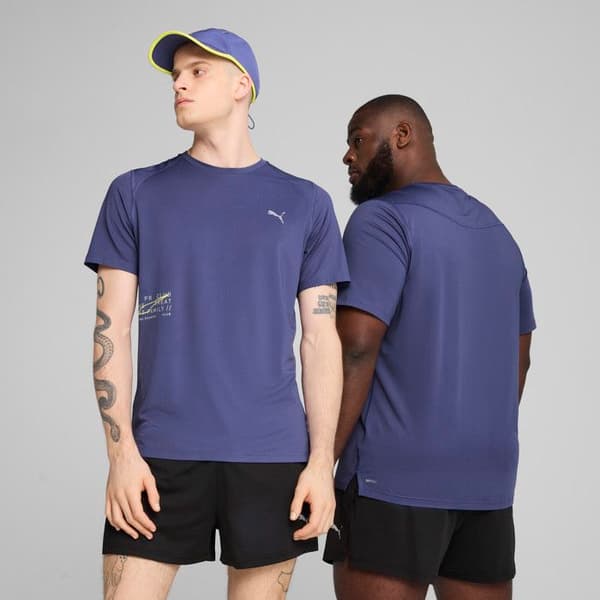 T-shirt i mesh Puma Graphic blå M