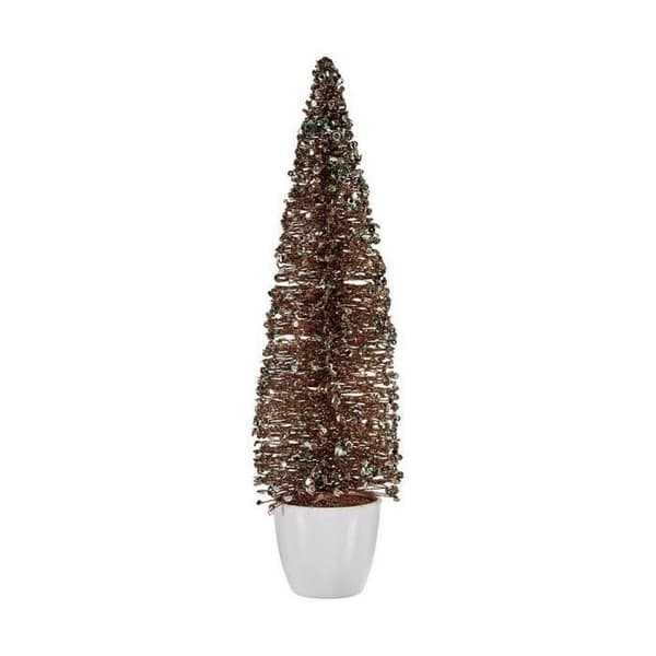 Julgran - Mint - 10 x 38 x 10 cm - Plast - Elegant Chic menthol, champagne