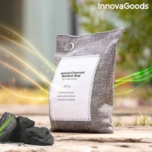 BACOAL INNOVAGOODS ACTIVATED CHARCOAL LUFTRENARE SET (2-PACK) Grå