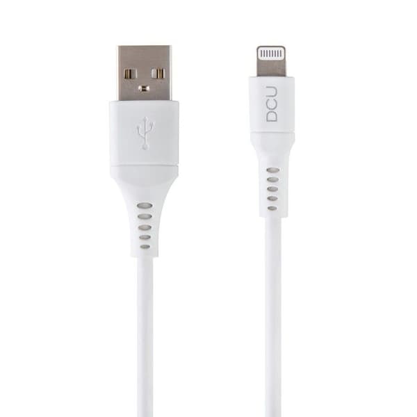 Dataoverførselskabel - DCU - 1 m - Lightning/USB - MFI - Hvid