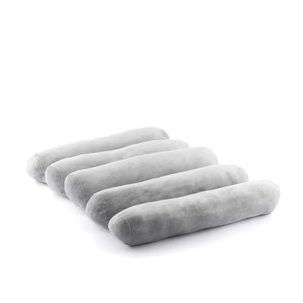 Multifunktionel modulær pude - InnovaGoods - Rollow - Grå - 40x60 cm - Moderne design Grå