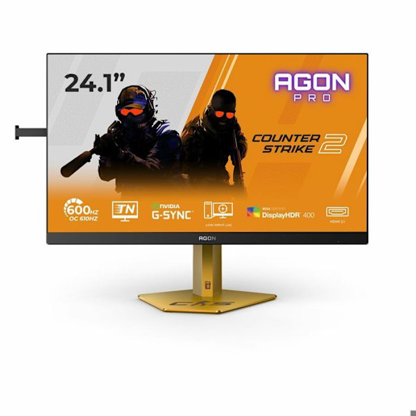 PC-skærm - AOC - CS24A - 24,1" Full HD - 0,5 ms - HDR & NVIDIA G‑SYNC