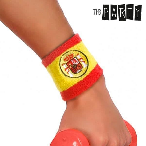 Håndledsrem (armbånd) - Th3 Party - Spansk flag - Justerbar elastik - 100% polyester