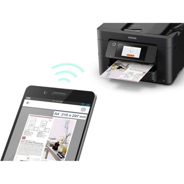 Multifunktionsprinter A4 - EPSON - WF-4820DWF - Inkjet - 25 ppm sort - Wi-Fi Direct