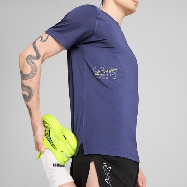 T-shirt i mesh Puma Graphic blå M