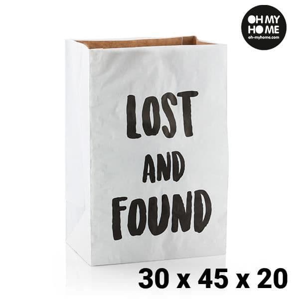 Mellanstor papperspåse - Oh My Home - 30 x 45 x 20 cm - Papper - Inre foder