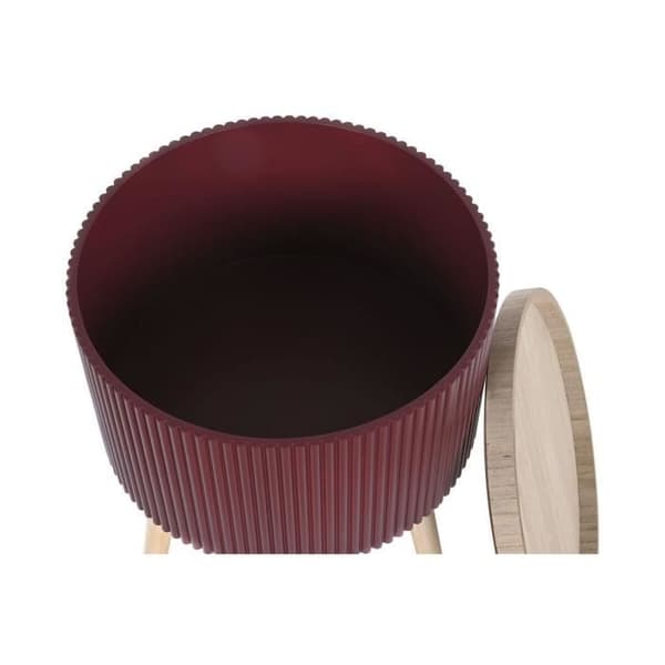 Sidebord - Mærke - Model - Bordeaux brun - MDF træ
