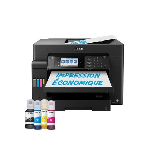 Multifunktionsprinter - Epson - Ecotank ET-1660 - Blæk - A3+ - Wi-Fi