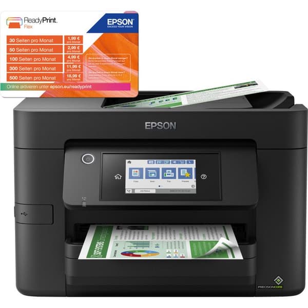 Multifunktionsprinter A4 - EPSON - WF-4820DWF - Inkjet - 25 ppm sort - Wi-Fi Direct