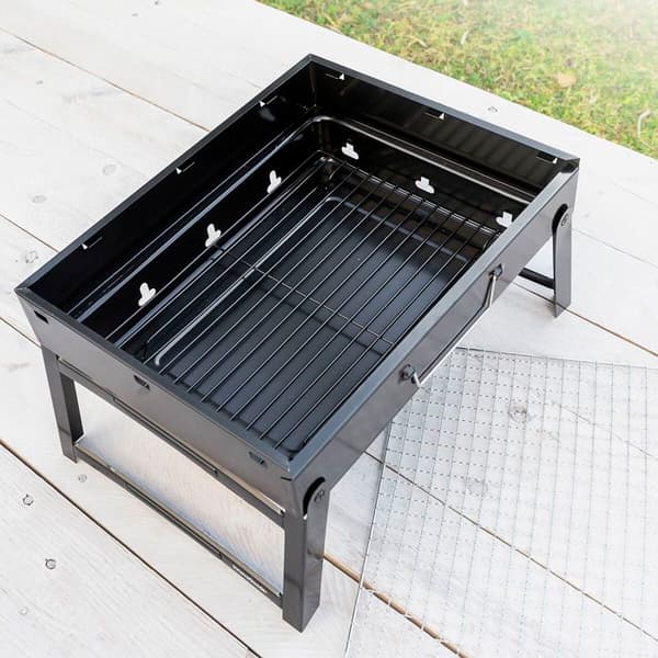 Grill - InnovaGoods® - Bærbar - Kul - Moderne design - Sammenfoldelig og let Svart