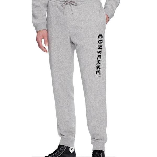 Jogging - Converse - Classic - Grå - Unisex - Elastisk midja Grå XS