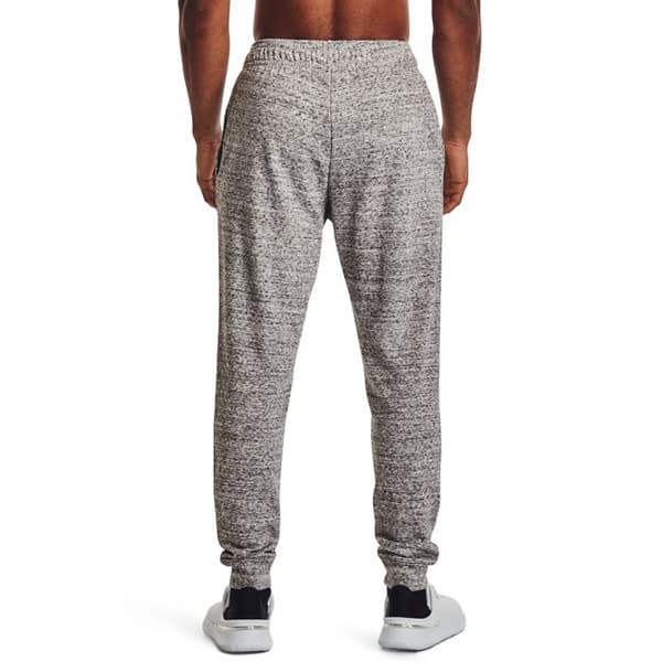 Jogging - UNDER ARMOUR - Rival Terry - Grå - Unisex - Åndbar vit/vit S
