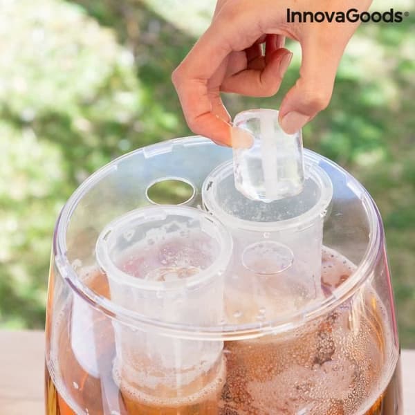 Drikkevaredispenser - InnovaGoods - Freer - Kølende - 2 Isbeholdere - Ideel til Fester