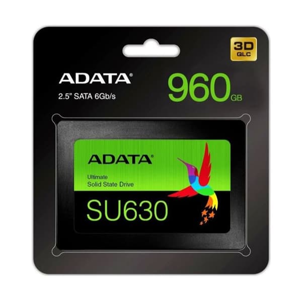 ADATA ULTIMATE SU630 2,5" 960 Gt SATA 3D2 QLC SSD