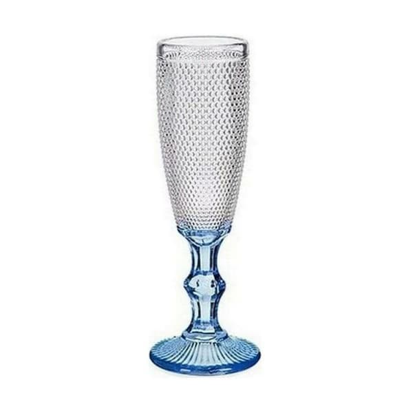 Champagneglas - VIVALTO - Blå Kobolt - 180 ml - Glas - Original