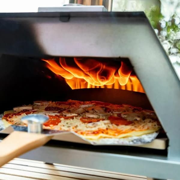 Pellettipizzauuni | Puinen pizzauuni | Pizzauuni - InnovaGoods Sort