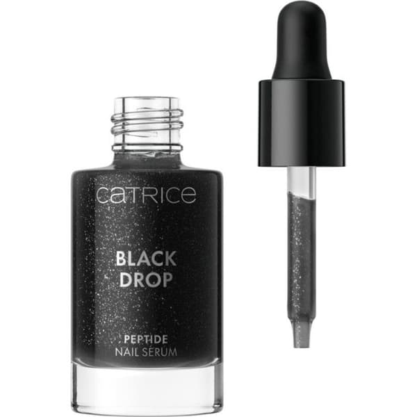 Catrice - Negleserum Black Drop Peptide - Svart med silverreflexer