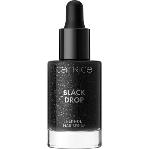 Catrice - Negleserum Black Drop Peptide - Svart med silverreflexer