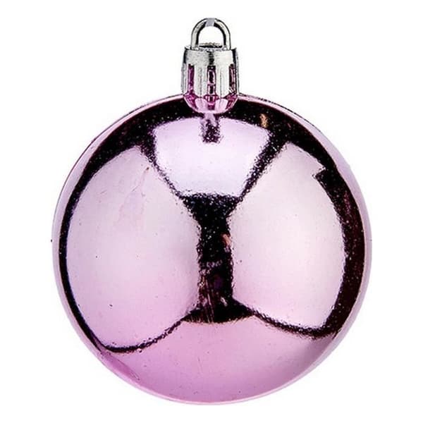 Julkulor - Ej specificerad - Ø 6 cm - Rosa - Plast - Dekorativa Rosa