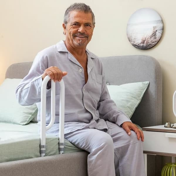 Beddaid InnovaGoods turvasängyn kahva Vit grå
