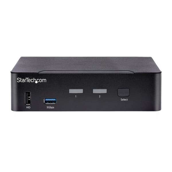 KVM-switch - STARTECH - SV231DPUCA - 2 portar - 4K 60Hz - USB-C, DisplayPort, Thunderbolt 3/4