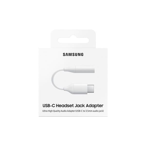 USB-C-adapter - Samsung - EE-UC10JUWEGWW - 1x USB-C hane - 1x Jack 3.5 mm - Vit