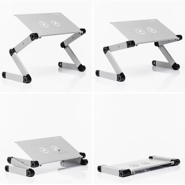 Justerbart bord - InnovaGoods - Omnible - Aluminium - Sammenklappeligt - Multi-positioner