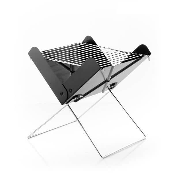 Grill - InnovaGoods - FOLDCUE - Fleksibel - Bærbar - Sort Svart