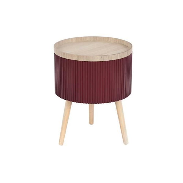 Sidebord - Mærke - Model - Bordeaux brun - MDF træ