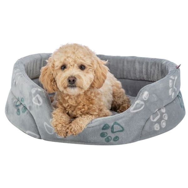 Koira kori - TRIXIE - Jimmy Soft - Soikea - Harmaa - 75×65 cm ljusgrått