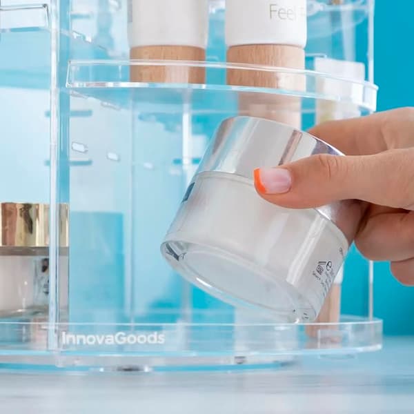 Makeup Organizer - InnovaGoods - Rolkup - 360° Rotational - Practical - Elegant Design