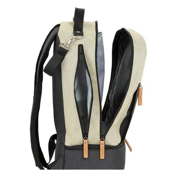 Urheilukassi - Safta - Vaaleanharmaa - Kenkätasku - Kapasiteetti 15 L - Unisex Sort