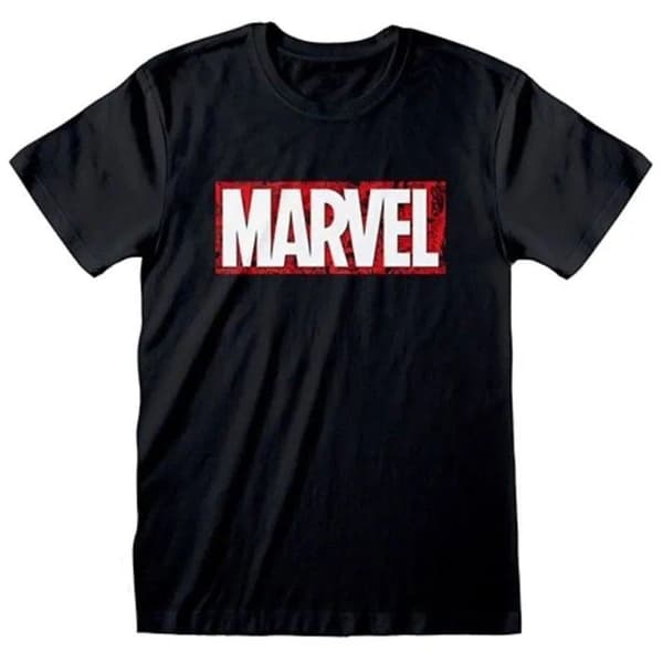 T-paita Marvel Comics -logo XL - Heroes Inc.
