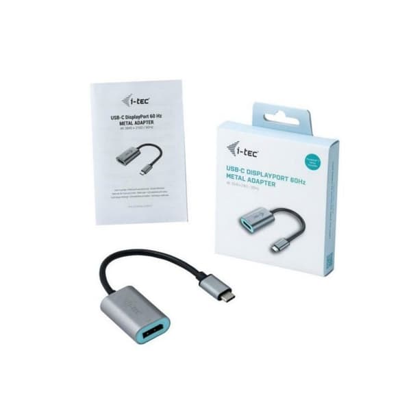 Grafikadapter - I-TEC - Typ C - 1 x DisplayPort - 4K Ultra HD - USB-C