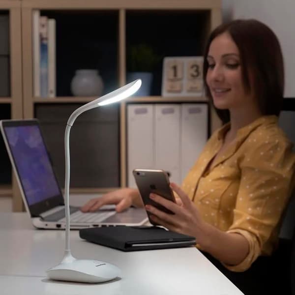 Bordlampe - Innovagoods - LUM2GO - Genopladelig - Touch - 3 intensitetsniveauer Vit