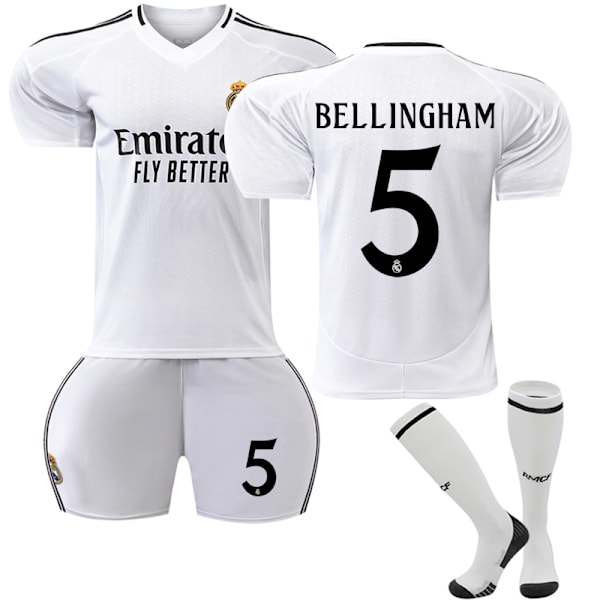 24-25 Nya #5 Bellingham Real Madrid Lagfotbollströjor Träningströjor Adult L(175-180cm)