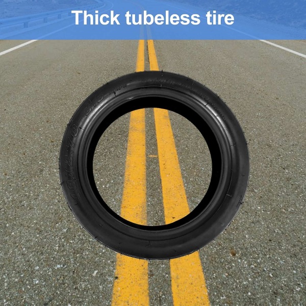 Tubeless Tire 10x2.70-6.5 Vakuumdæk Passer til elektrisk scooter Balanceret scooter 10 tommer vakuumdæk