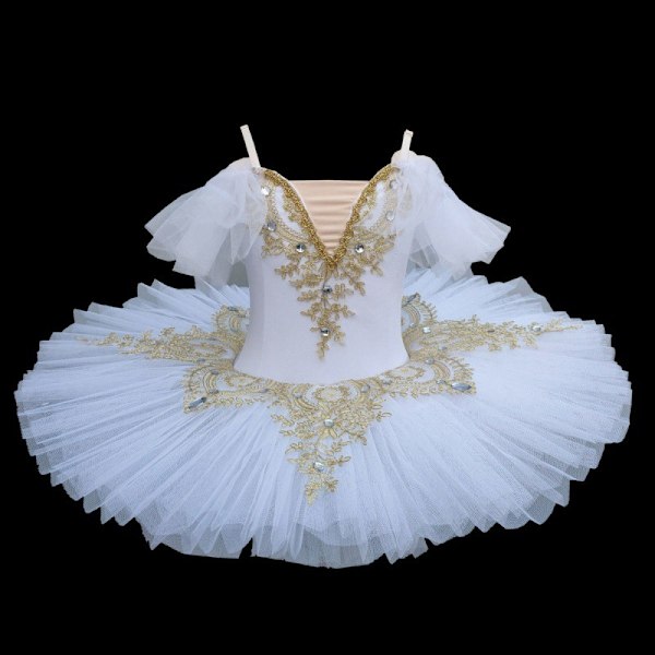 Tyttöjen ammattimainen baletti Tutu-mekko Ballet white2 white2 160cm