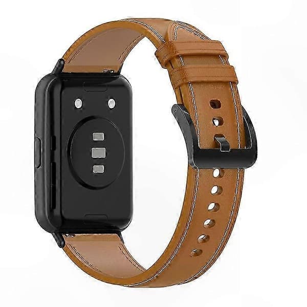 Ekte lær justerbart armbånd for Smart Watch Fit 2 erstatningsrem Multicolor