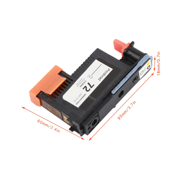 Højkvalitets Printhoved til Hp72 T1100 T1200 T610 T790 Serie (c9380a Sort/grå)