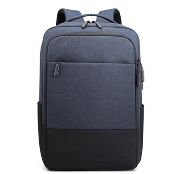 Vanntett Laptop Ryggsekk, Stor Kapasitet, Forretningsreise, Vannavstøtende Ryggsekk for Pendling blue