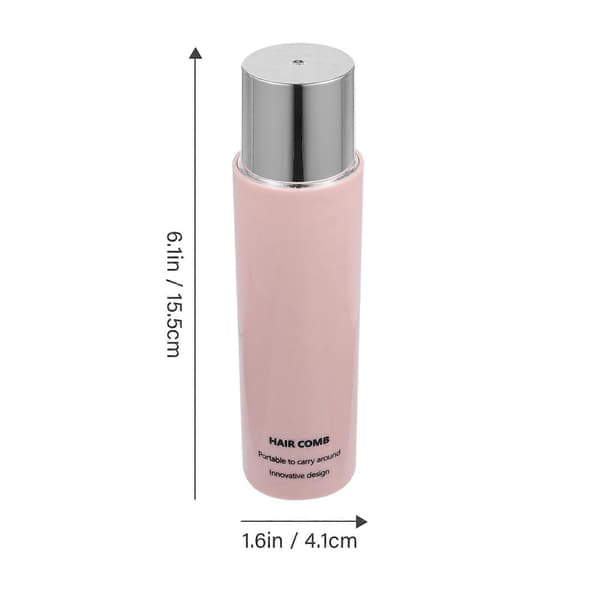 Infällbar liten hårborste styling rullhårborste kvinnor hårfönborste Pink 15.5X4.1CM