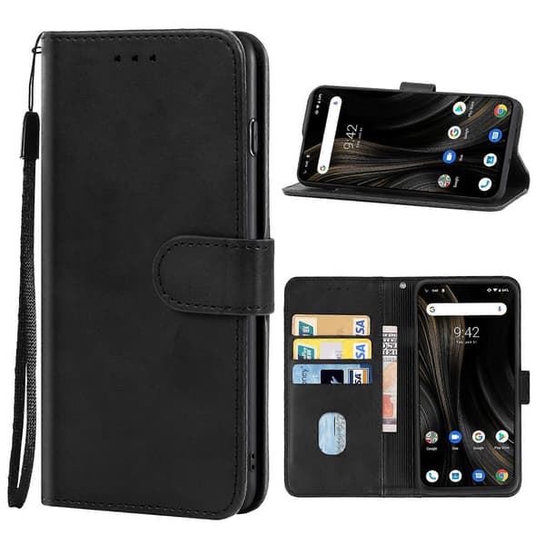 Läderfodral för UMIDIGI Power 3 (brun) Black