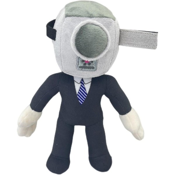 2023 New Skibidi Toilet Plush - 10" Cameramen Plushies Toy For Fans Gift, Horror Stuffed Figure Doll For Kids And Adults